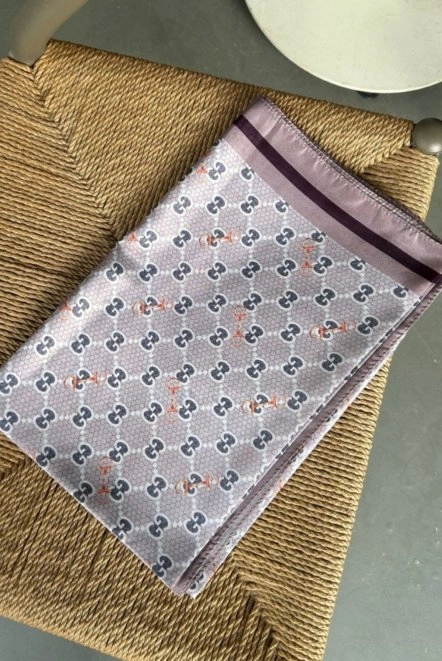 G Desen Vual Şal Pembe