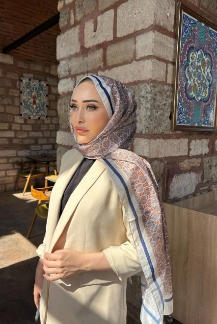 G Desen Vual Şal Bej