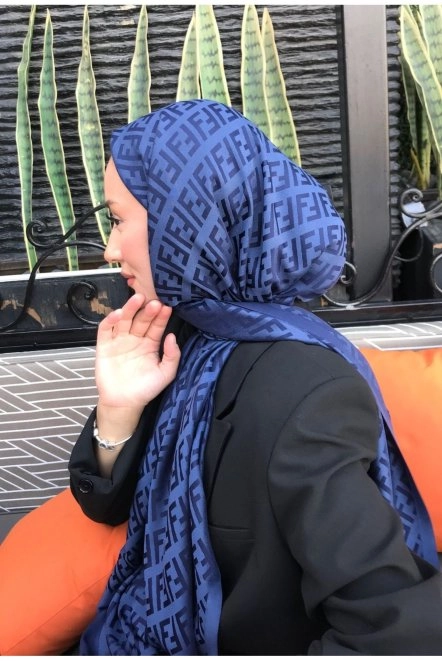 F Desenli Kaşmir Şal