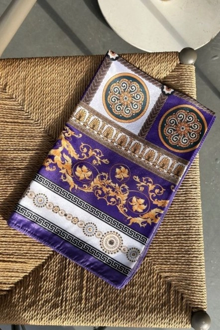 Vs Desen Vual Şal Mor