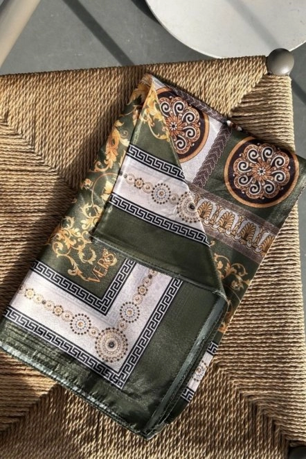 Vs Desen Vual Şal Yeşi̇l