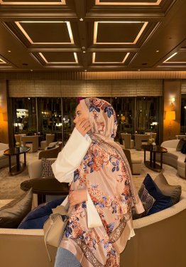 BLUSS BLOOM PAMUK İPEK ŞAL