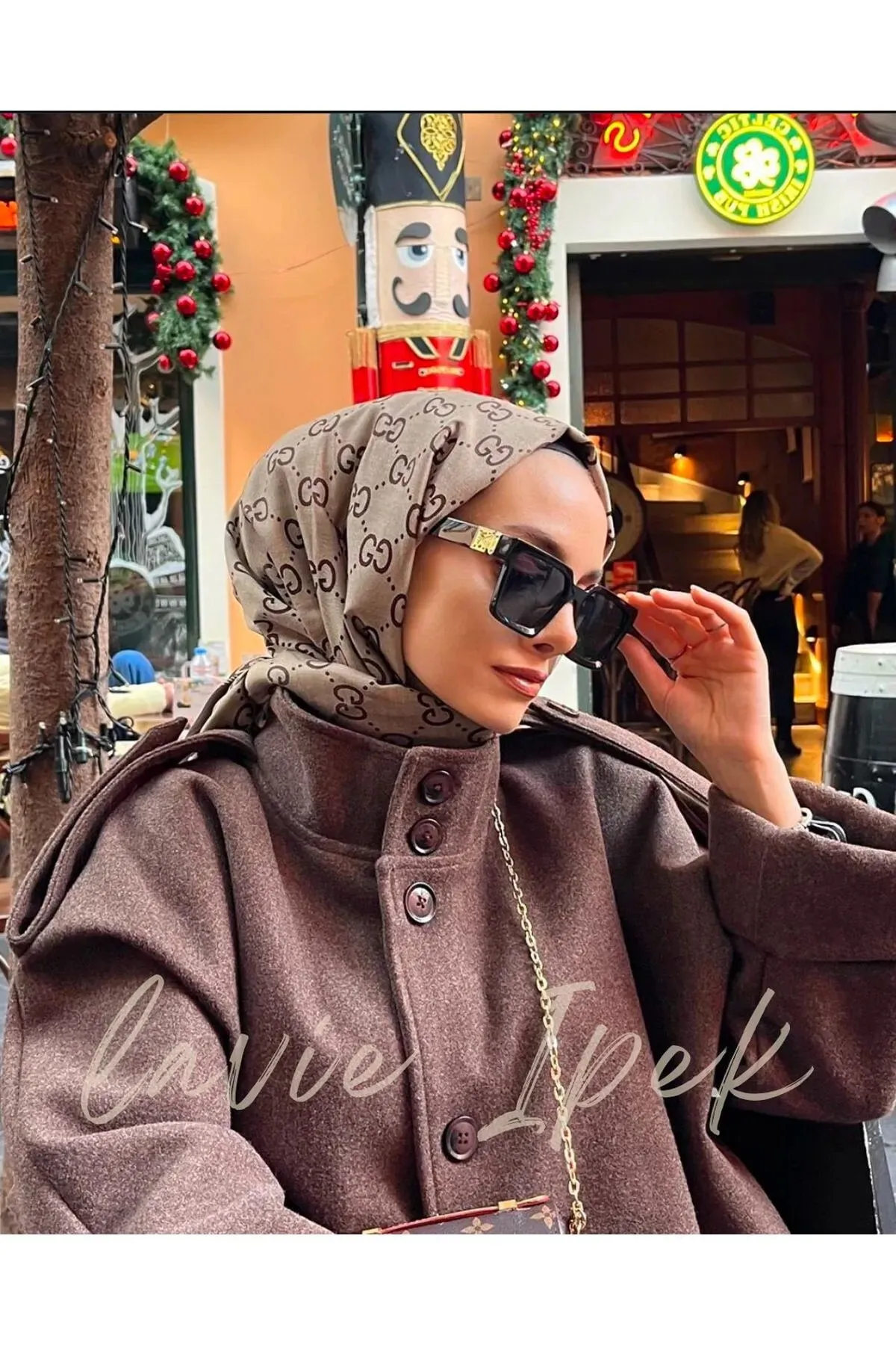 çift taraflı kaşmir ipek şal