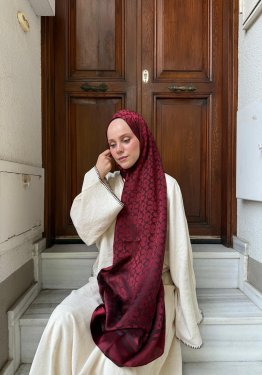 Çift Taraflı Pamuk İpek Şal