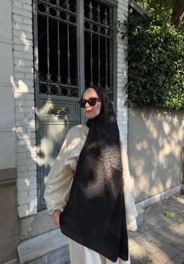 Çift Taraflı Pamuk İpek Şal